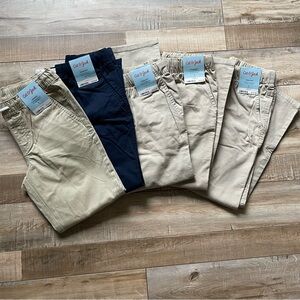 5 NWT Cat & Jack boy’s uniform pants, size 8